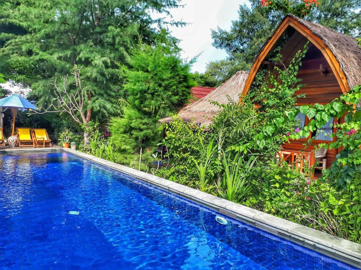 Damai Bungalows Gili Air Exterior foto